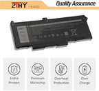 ZTHY 63Wh RJ40G Laptop Battery Replacement for Dell Latitude 14 5420 Latitude 15 5520 Precision 15 3560 Series P137G P137G001 P104F P104F001 P104F002 075X16 01K2CF WY9DX 0WK3F1 0M3KCN 005R42 15.2V