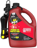 Raid MAX Perimeter Protection, 1 Gallon, Indoor & Outdoor Insecticide Spray with Reusable Electric Sprayer