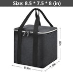 Portable Blender Storage Bag Compatible with Ninja Fit Compact Personal Blender, Cordless Blenders Carrying Holder Case with Handle for Smoothie Maker Accessories (Box Only) - Dark Grey