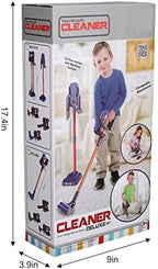 Toy Vacuum for Toddlers 3, Kids Vacuum Cleaner Set That Really Works Working, Baby Play Vacuumm-Cordless Real Suction, Housekeeping Keeping Girl Boys