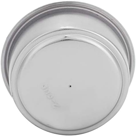 Stainless Steel Coffee Filter, Double Cup Coffee 51mm Porous Filter Basket Reusable Double Layer Pressurized Espresso Maker Accessories for Breville Portafilter