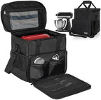 TORIBIO Kitchen Mixer Storage Bag Compatible with KitchenAid and Extra Accessories, Mixer Portable Carrying Bag/Case fit for 4.5-Quart and 5-Quart Mixers, 14" x 8.9" x 14.9"