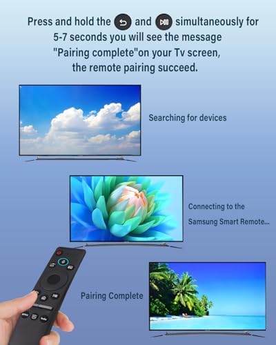BN59-01312A Voice Universal Remote Control Replacement， for Samsung Smart TV Remote Control. for 2018-2024 Smasung Smart TV The Frame Crystal UHD Neo QLED 4K 8K