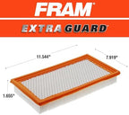 FRAM Extra Guard CA10242 Replacement Engine Air Filter for Select Ford, Lincoln, Mazda, and Mercury Models, Provides Up to 12 Months or 12,000 Miles Filter Protection
