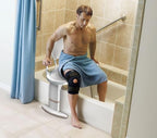 Moen Home Care Bath Safety Tub Transfer Bench, Shower Chair for Elderly and Disable with Adjustable Height, Handicap Accessories for Daily Living, DN7110