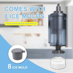Ice Cream Maker & Shaved Ice Attachment for Kitchen aid Mixer, Kitchenaid Accessories Set Includes Shaved Ice Machine with 8 Ice Molds and Ice Cream Gelato Maker for 4.5 Qt & Larger Stand Mixers