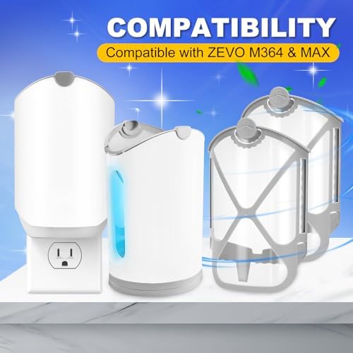 Refill Cartridges Compatible with ZEVO M364 M364A, Trap Device Refills Replacement, 12 Pack