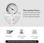 S9/S12 Baby CaraCups Wearable Milk Collection for 99.9% Separable Electric Breast Pumps, Hands Free Milk Collector Cup Set, Compatible with Spectra, Medela, Lansinoh, Accessories Replacement (24 mm)