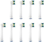 Genuine Original Oral-B Braun Floss Action Replacement Rechargeable Toothbrush Heads Refill (9 Count)