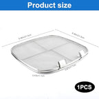 Stainless Steel Replacement Splatter Shield for Ninja Foodi AG301,Air Fryer Splatter Screen,Fine Mesh Splatter Screen for Ninja Foodi 5 in 1 Indoor Grill Air Fryer AG300 AG300C AG301C AG302 AG400