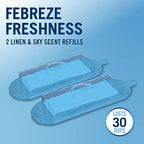 Febreze Linen & Sky Air Purifier Scent Refill, 2-Pack, FRF102L