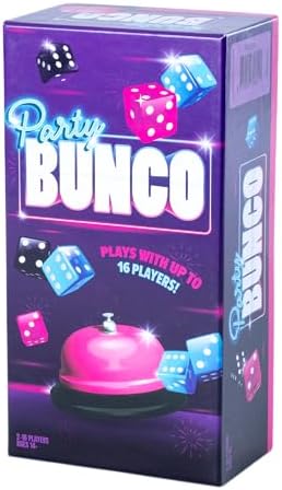Goliath Endless Games Bunco Dice Party Game – Classic Fast-Paced Game for 2-16 Players | Ages 14+ | Includes Dice, Score Pad, and Accessories