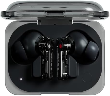 Nothing Ear (a) Wireless Earbuds with ChatGPT Integration, 45dB Hybrid Noise Cancelling Earbuds, Hi-Res Audio, Advanced Equaliser, Dual Connect, 6 Mics,42.5H Playtime Ear buds Wireless Bluetooth Black