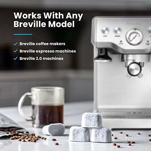 K&J Premium 6-Pack of Replacement Breville BWF100 Compatible Water Filters (Activated Charcoal)