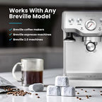 K&J Premium 6-Pack of Replacement Breville BWF100 Compatible Water Filters (Activated Charcoal)