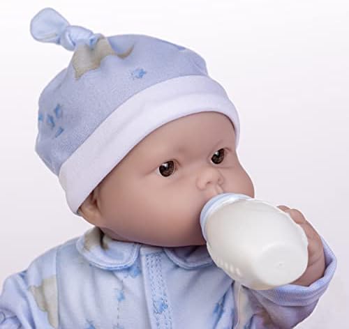 JC Toys Twins 13" Realistic Soft Body Baby Dolls Berenguer Boutique | Twins Gift Set with Removable Outfits and Accessories | Pink and Blue | Caucasian | Ages 2+