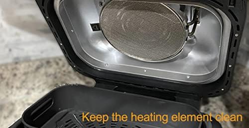 Splatter Shield for Ninja FG551 Foodi,Accessories for Ninja Foodi Smart XL 6-in-1 Indoor Grill,Stainless Steel Splatter Screen