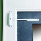 GOOKYO Door Closer Automatic Safety Spring Door Closer – Easy to Install to Convert Hinged Doors to Self-Closing– White