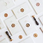 UNIQOOO Mailable Glue Gun Sealing Wax Sticks for Wax Seal Stamp - Metallic Antique Gold, Great for Wedding Invitations, Cards Envelopes, Snail Mails, Wine Packages, Christmas Gift Ideas, Pack of 8