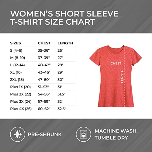 Team Fan Apparel NFL Women's Team Block Charcoal Tagless T-Shirt - Cotton Blend - Rock Game Day with Perfect Comfort & Style (Detroit Lions - Black, Womens Large)
