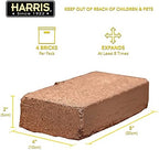 Harris Coco Coir Pith, 4 Bricks Expand to 9 Gallons of Coconut Coir to Promote Healthy Root Growth