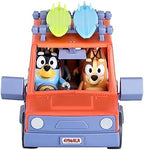 Bluey Heeler Family 4WD Vehicle and 4 Figure Pack, 2.5-3 Inch Figures, 2 Surfboards Accessories and Stickers | Amazon Exclusive