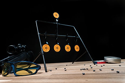 CALDWELL Rimfire Resetting Target with Portable Design and Shooting Spots for Outdoor, Range, Shooting and Hunting