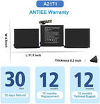 ANTIEE A2159 A2289 A2338 Battery Replacement, A2171 Battery for MacBook Pro 13-Inch 2019 2020 (M1) EMC 3301 3456 3578 MUHN2 MUHP2 MUHQ2 MUHR2 MXK62 MYDA2 MYD82 MYD92 MYDC2 MXK52 MXK32 MXK72