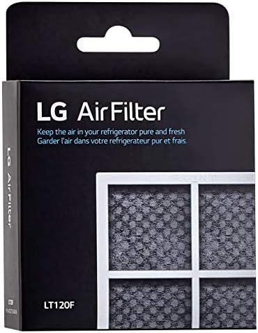 LG 6 Month (LT120F) Replacement Refrigerator Air Filter, 1 Count (Pack of 1), White