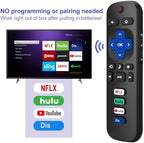 Replacement for Roku TV Remote, for Roku Hisense, Onn, Sharp, Philips, Hitachi, Element, Haier, LG, Sanyo, JVC TVs