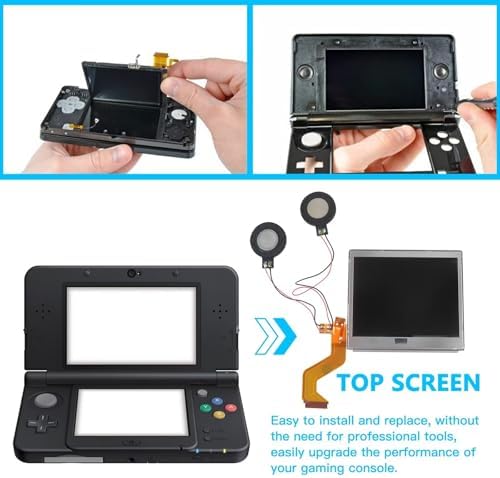 Top Upper LCD Screen Display Replacement for Nintendo DS Lite With Speakers by YTXXDEUS