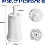 4 Pack Water Filter for Breville Claro Swiss - Oracle, Barista Touch Filters Bambino Espresso Coffee Machine Replacement Compare to Part #BES008WHT0NUC1