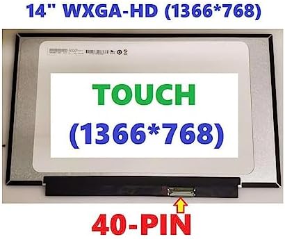 Replacement Laptop IPS HD 40 pin LCD Touch Screen Digitizer Display Panel L61949-001 NT140WHM-T02 NT140WHM-T00 B140XTK02.0 for HP 14-DQ0011DX 14-dq2013DX 14-DQ0011DX