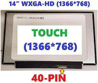 Replacement Laptop IPS HD 40 pin LCD Touch Screen Digitizer Display Panel L61949-001 NT140WHM-T02 NT140WHM-T00 B140XTK02.0 for HP 14-DQ0011DX 14-dq2013DX 14-DQ0011DX