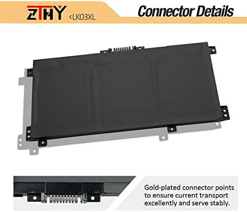 LK03XL L09281-855 Battery Replacement for HP Envy X360 15-bp 15-bq 15-cn 17-ae 17-ce 17-bw 15-cr0xxx 15m-bp1xx 15m-cn0xxx 15-cn1xxx 15m-cp0xxx 15m-bp0xx bq021dx bp112dx 17m-ce1013dx ce0xxx ae0xxx