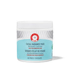 First Aid Beauty - Facial Radiance Pads with Glycolic & Lactic Acids – Daily Exfoliating Pads with AHA that Help Tone & Brighten Skin – Makeup Prep Pads - Compostable for Daily Use – 60 Pads