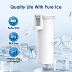 Waterdrop Replacement for GE® Profile Opal Nugget Ice Maker Water Filter, P4INKFILTR, with Ring Pull, NSF 42&372 Certified, BPA-Free, 3 Counts