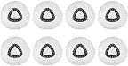 8 Pack Mop Heads Replacement for O-Ceda Easy Wrin Spin Mop, Microfiber Spin Mop Refills, Easy Cleaning Mop Head Replacement