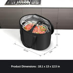 Crock Pot Bag Carrier - Insulated Carrier Compatible With Ninja Possible Cooker Pro 8.5 Qt MC1000, MC1001, MC1010 Series Slow Cooker - Portable Accessories Carrying Cover