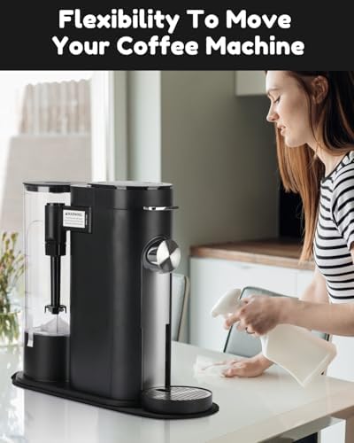Sliding Pad for Ninja Single Serve Coffee Maker PB051 and PB041 - Smooth Glide with Anti-Slip Base, Perfect Accessories Fit for Ninja Coffee Machine PB051/PB041, Includes Hanging Strap
