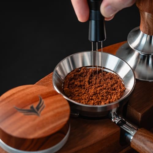 54mm Espresso Dosing Funnel and Puck Screen Set Magnetic Coffee Dosing Ring And Filter for Portafilters Compatible with 54mm Breville Portafilter Basket Premium Espresso Machine Accessories