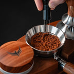54mm Espresso Dosing Funnel and Puck Screen Set Magnetic Coffee Dosing Ring And Filter for Portafilters Compatible with 54mm Breville Portafilter Basket Premium Espresso Machine Accessories