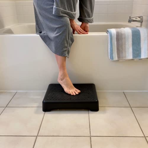 Evelots Mobility Half Step Nonslip Treads Indoor or Outdoor Sturdy for Door, Bed, Bathtub & Shower