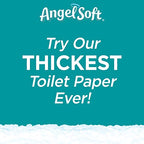 Angel Soft Toilet Paper, 6 Double Rolls, 6 = 12 Regular Bath Tissue Rolls