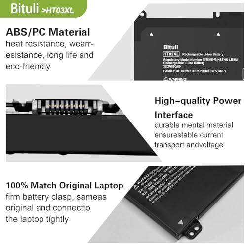 HT03XL,L11119-855 Laptop Replacement Battery for HP Pavilion 14-CE 14-CF 14-DF 15-CS 15-DA 15-DB 15-DW 17-by 17-CA Series 15-CS0053CL 15-DW0033