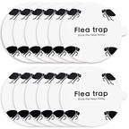 Flea Trap Refill Discs Sticky Trap- Glue Board Refills 12 Packs- 7.1 Inch Natural Glue Discs Refills Board Replacement Pads- Non-Toxic Fits Most of Flea Traps