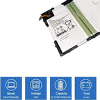 Dentsing EB-BT585ABE (3.8V 27.74Wh/7300mAh) Replacement Battery for Samsung Galaxy 10.1" 2016 SM-T580 SM-P580 SM-T585C SM-P585M SM-T587 SM-T587P Series Tablet EB-BT585ABA 1ICP4/67/103-2