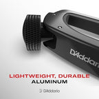 D'Addario Accessories NS Banjo Capo, Mandolin Capo - For 4 or 5 String Banjos and Mandolins - Micrometer Tension Adjustment for Buzz-Free, In-Tune Performance - Black