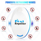 4pack Ultrasonic Pest Repellent Control pest Repeller Plug in Bug Repellent Indoor mice Spider Repellent for House Indoor Mouse Repellent Indoor Repel Flea,Rats,Roaches,Cockroaches,Fruit Fly,Rodent