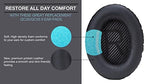 AHG QC35 ii Replacement Ear Pads Cushions Compatible with Bose QuietComfort 35 II/Bose QC35 Noise Cancelling Headphones (Black) - Premium Protein Leather Extra Thick High-Density Foam & Durable
